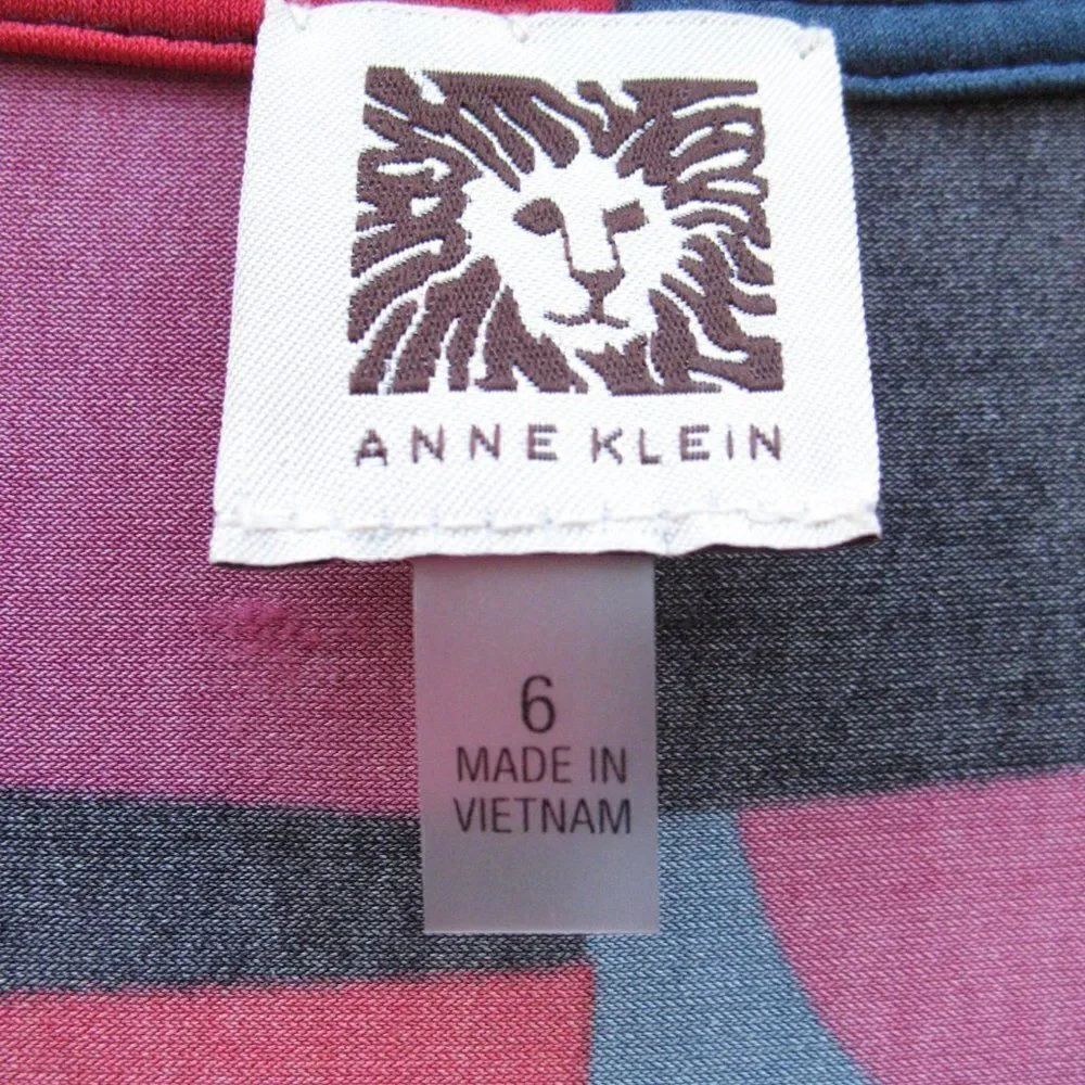 Multi Color Jersey Wrap Dress - Picture 7 of 7